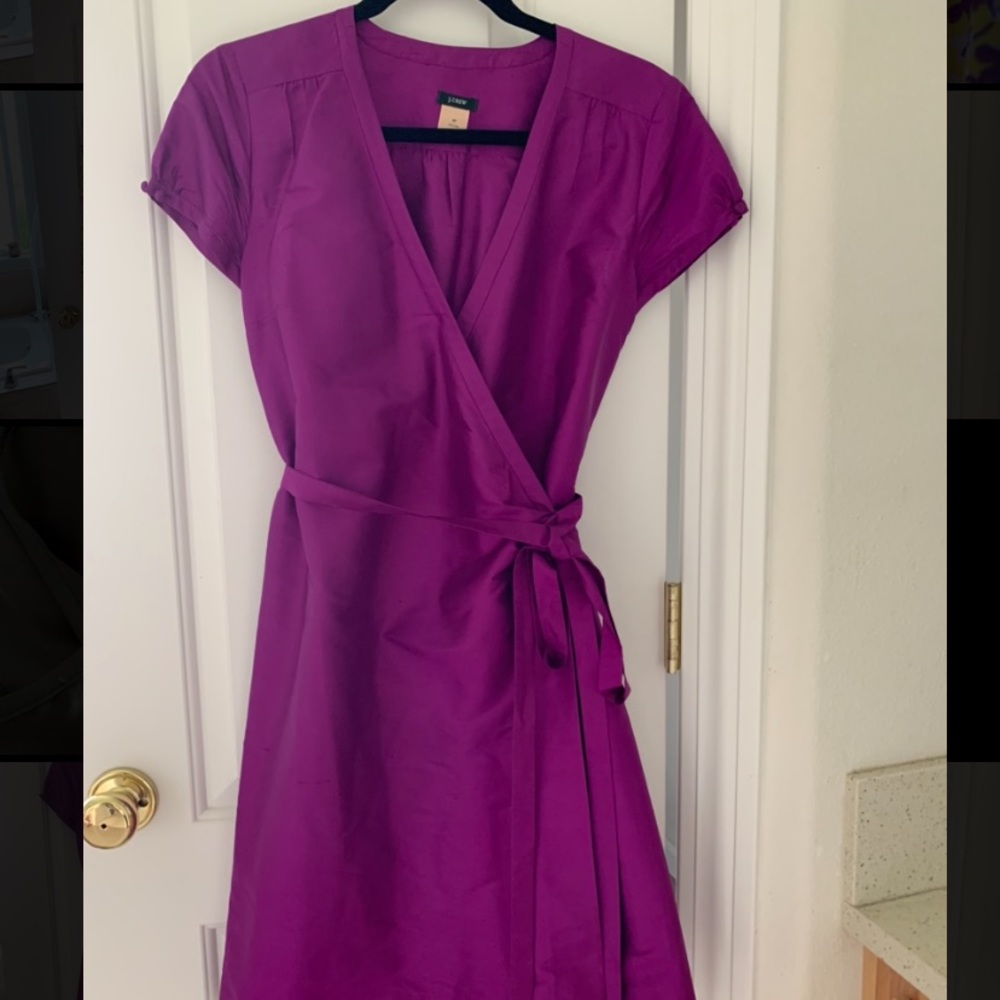 Classic silk wrap dress from Jcrew